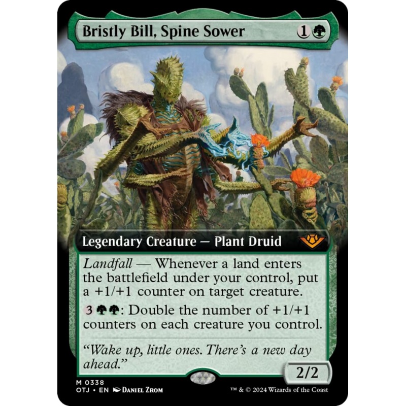 Bristly Bill, Spine Sower (Extended Art) [Outlaws of Thunder Junction]
