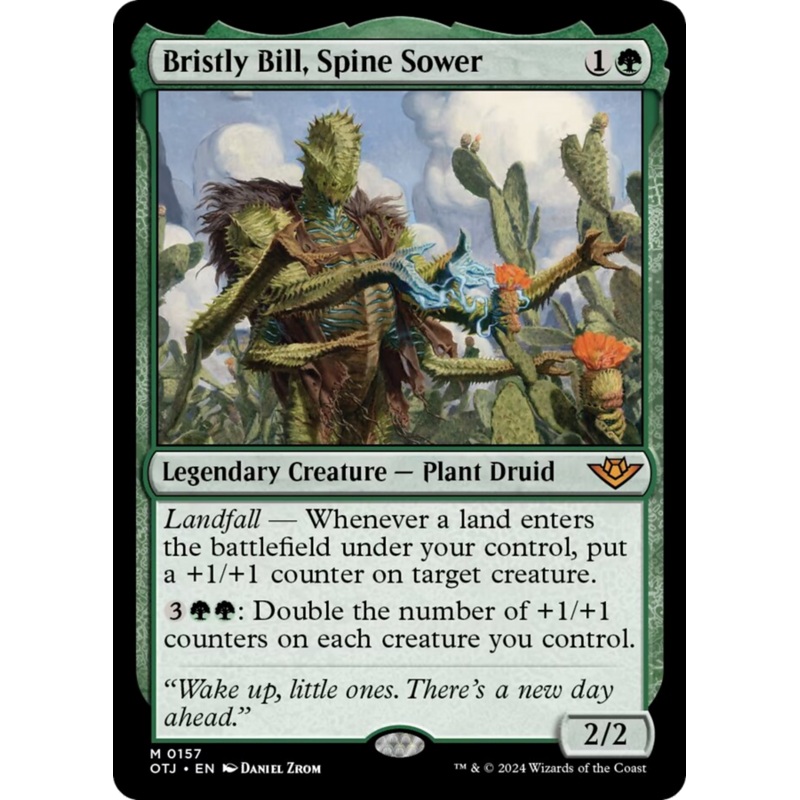 Bristly Bill, Spine Sower [Outlaws of Thunder Junction]