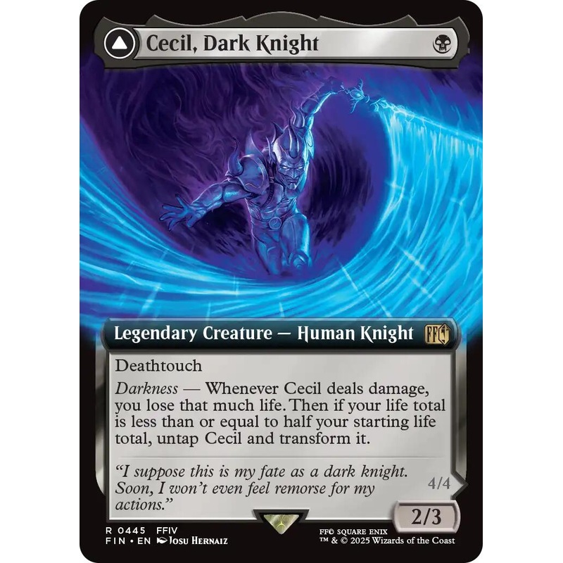 Cecil, Dark Knight // Cecil, Redeemed Paladin (Extended Art) [FINAL FANTASY]