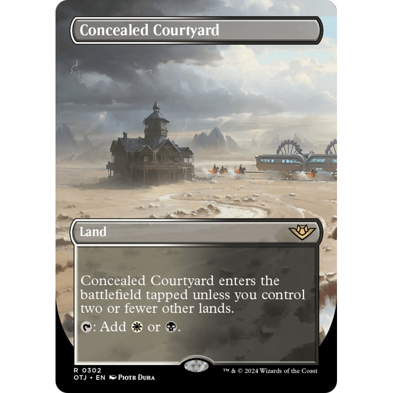 Concealed Courtyard (Borderless) [Outlaws of Thunder Junction]