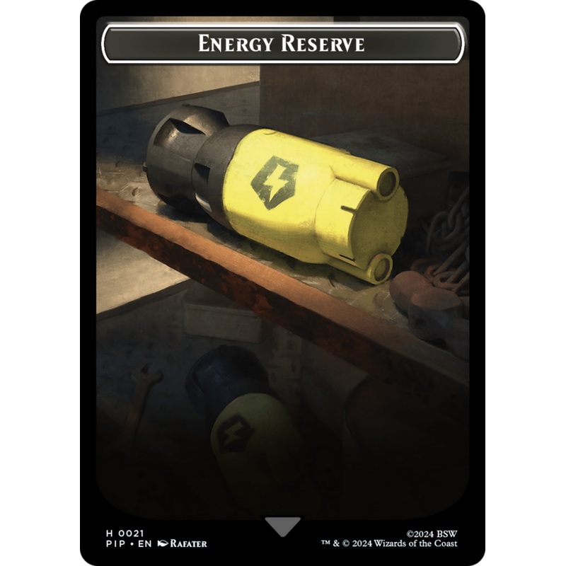 Energy Reserve // Robot Double-Sided Token [Fallout Tokens]