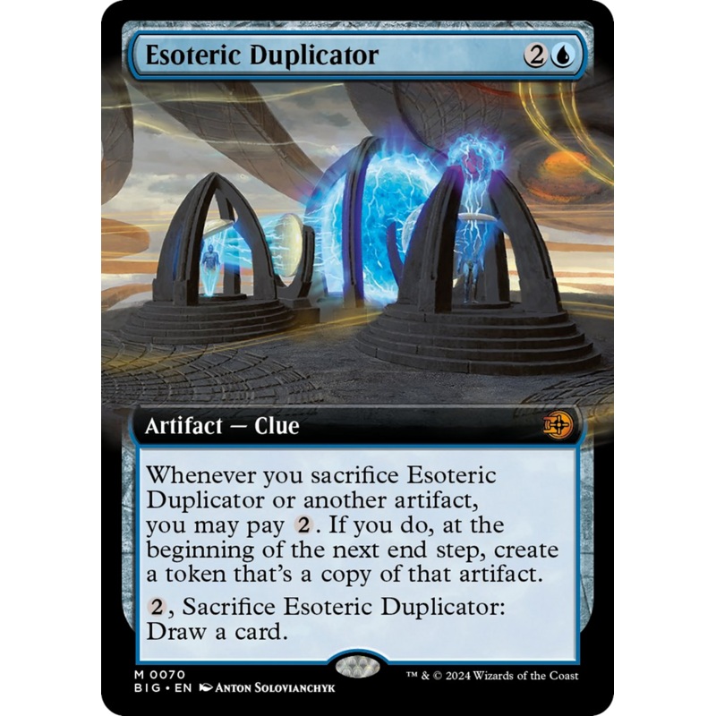 Esoteric Duplicator (Extended Art) [Outlaws of Thunder Junction: The Big Score]