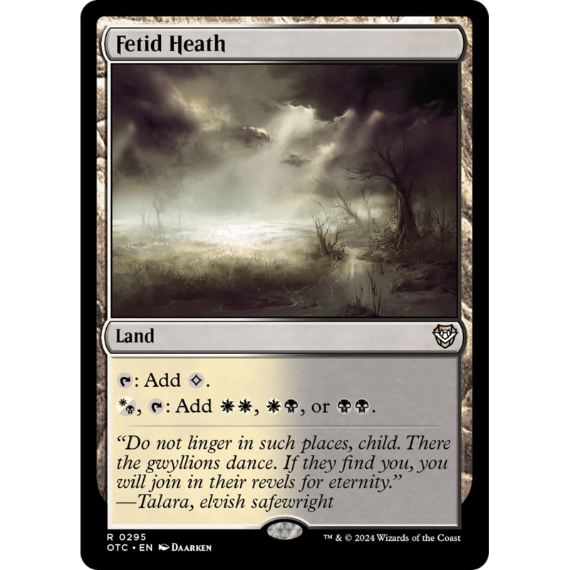 Fetid Heath [Outlaws of Thunder Junction Commander]
