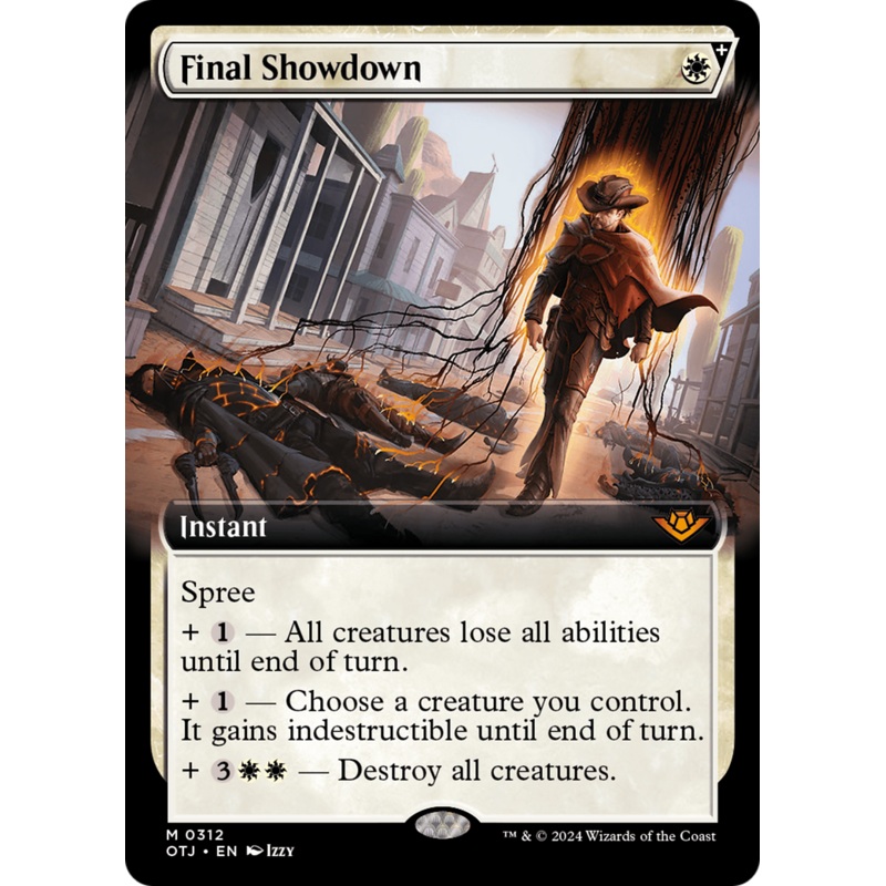Final Showdown (Extended Art) [Outlaws of Thunder Junction]