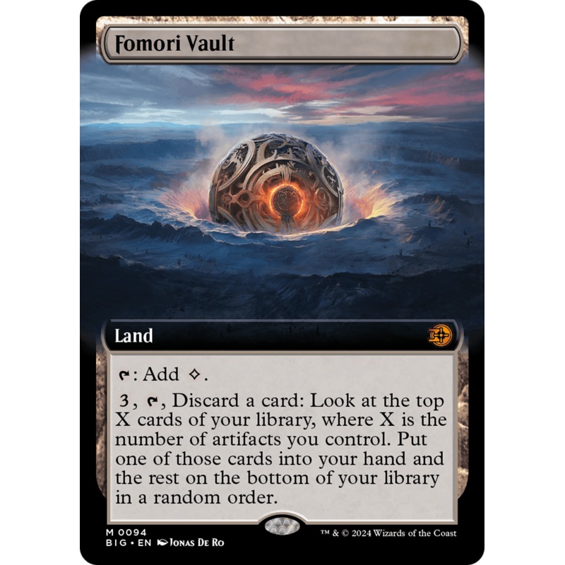 Fomori Vault (Extended Art) [Outlaws of Thunder Junction: The Big Score]