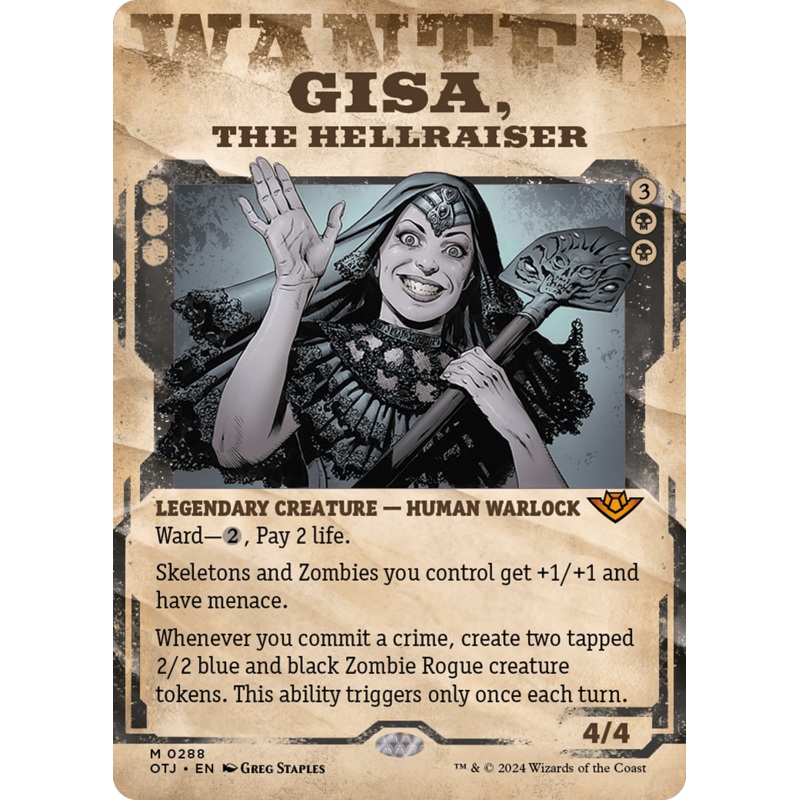 Gisa, the Hellraiser (Showcase) [Outlaws of Thunder Junction]