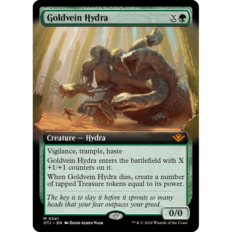 Goldvein Hydra (Extended Art) [Outlaws of Thunder Junction]