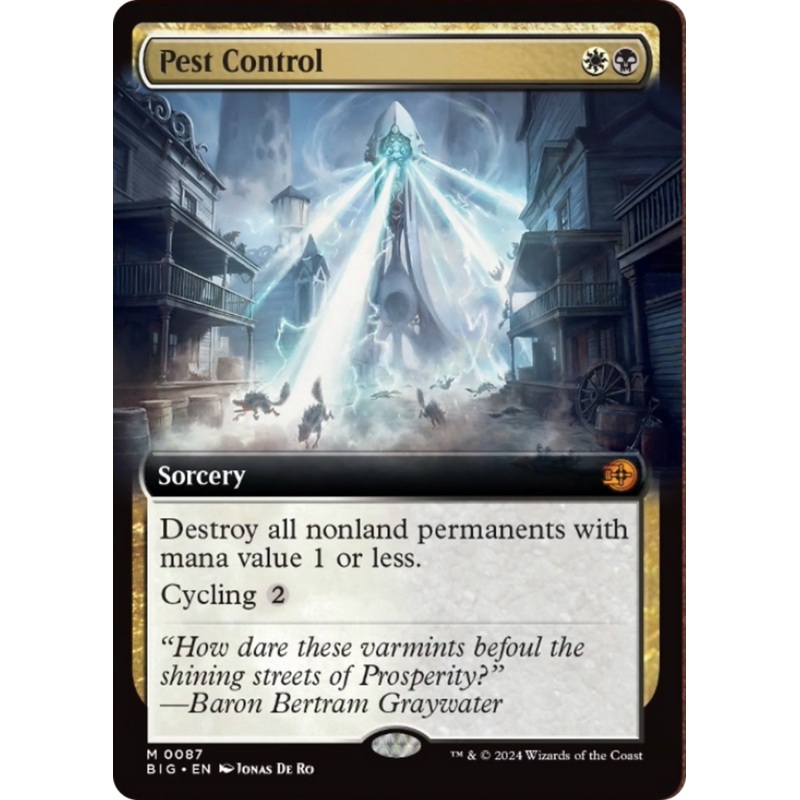 Pest Control (Extended Art) [Outlaws of Thunder Junction: The Big Score]