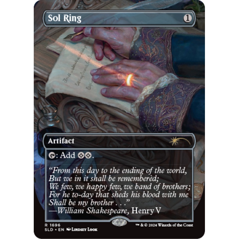 Sol Ring (1696) [Secret Lair: Sheldon's Spellbook]