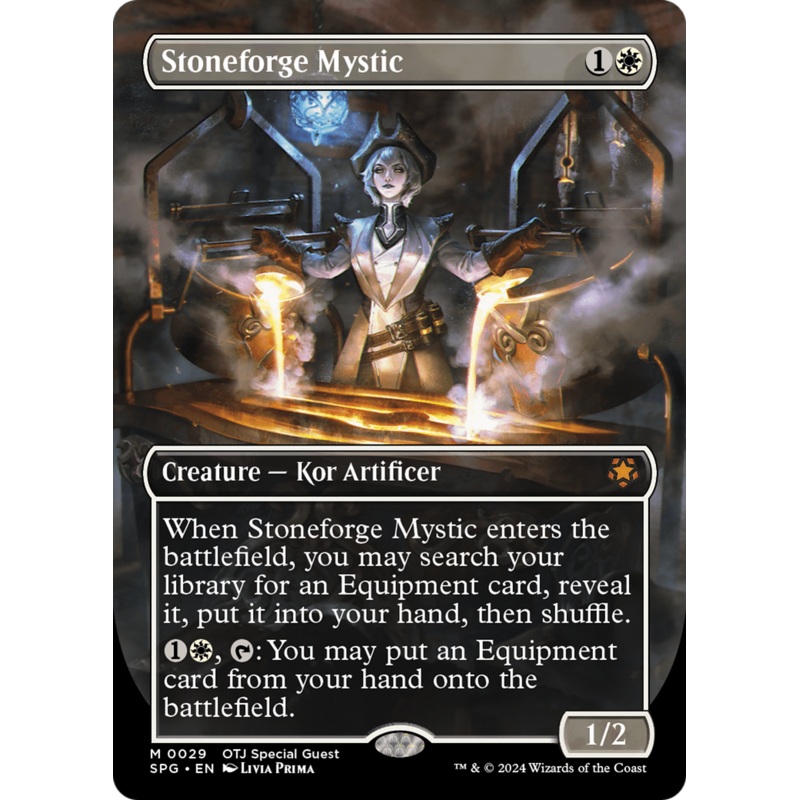 Stoneforge Mystic (Borderless) [Outlaws of Thunder Junction Special Guests]