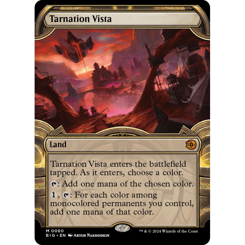 Tarnation Vista (Showcase) [Outlaws of Thunder Junction: The Big Score]