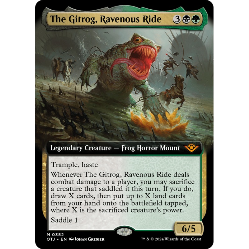 The Gitrog, Ravenous Ride (Extended Art) [Outlaws of Thunder Junction]