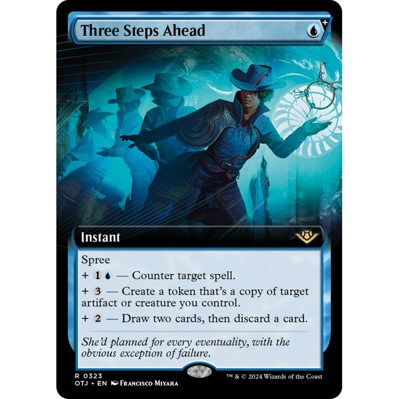 Three Steps Ahead (Extended Art) [Outlaws of Thunder Junction]