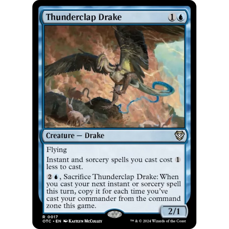 Thunderclap Drake [Outlaws of Thunder Junction Commander]