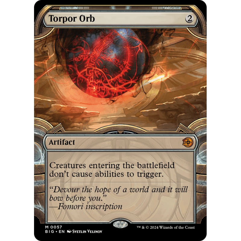 Torpor Orb (Showcase) [Outlaws of Thunder Junction: The Big Score]