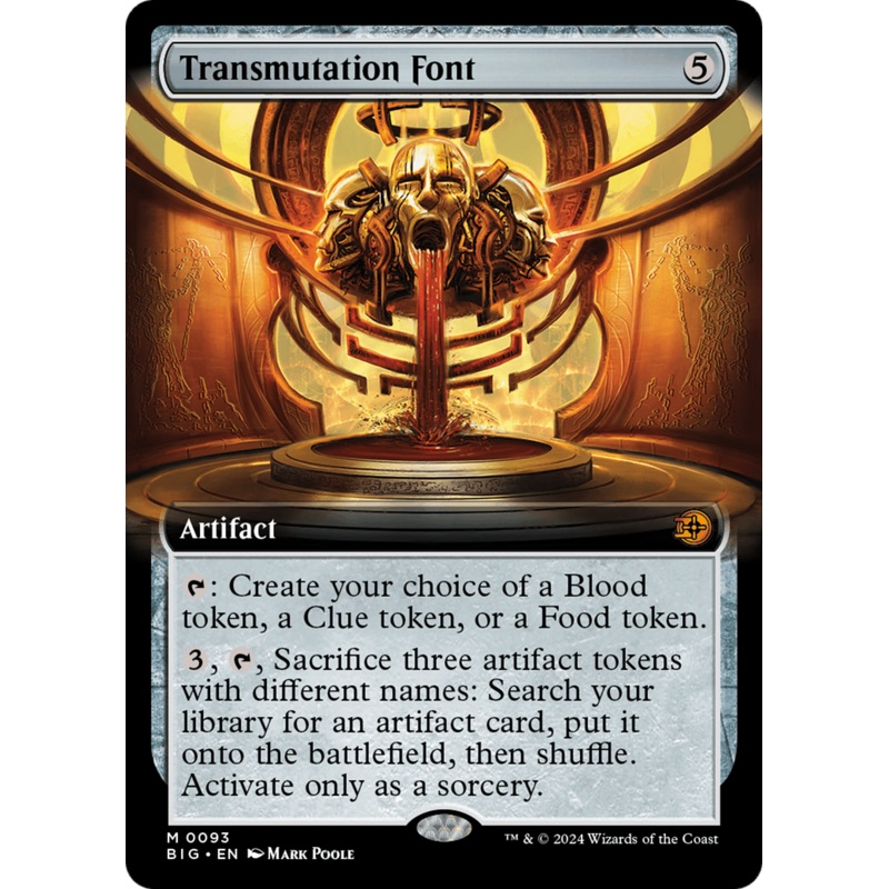 Transmutation Font (Extended Art) [Outlaws of Thunder Junction: The Big Score]
