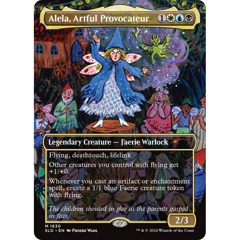 Alela, Artful Provocateur (1630) (Rainbow Foil) [Secret Lair Drop Series]