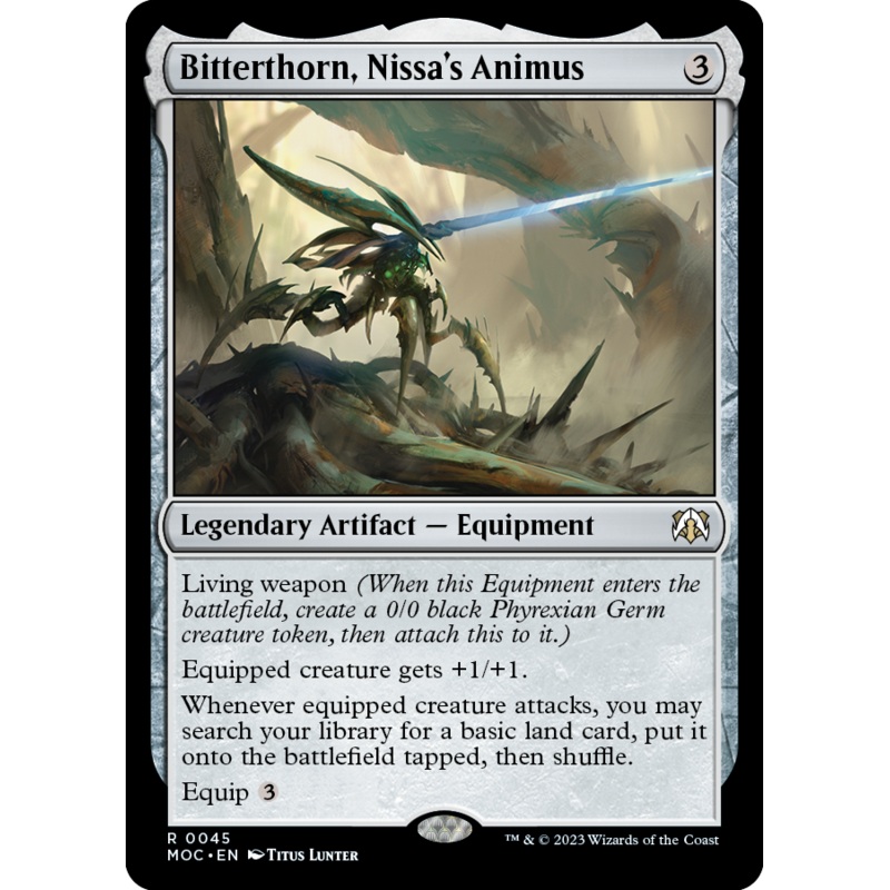 Bitterthorn, Nissa's Animus [March of the Machine Commander]