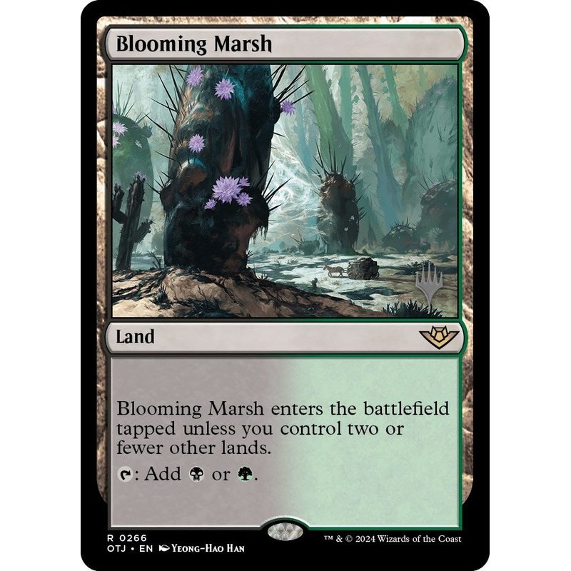 Blooming Marsh (Promo Pack) [Outlaws of Thunder Junction Promos]