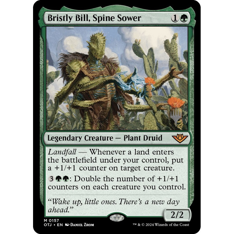 Bristly Bill, Spine Sower (Promo Pack) [Outlaws of Thunder Junction Promos]