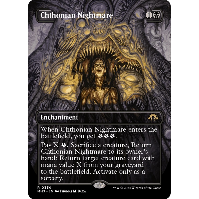 Chthonian Nightmare (Borderless) [Modern Horizons 3]