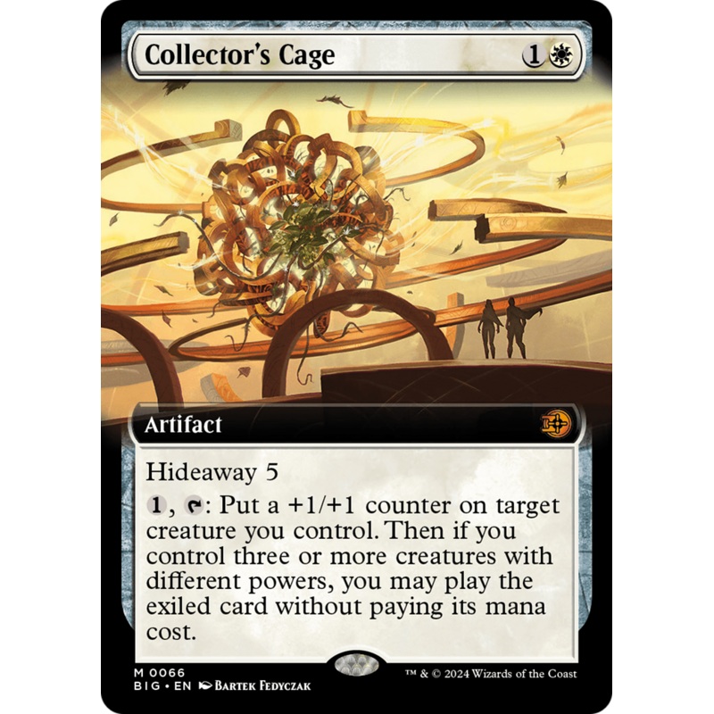 Collector's Cage (Extended Art) [Outlaws of Thunder Junction: The Big Score]
