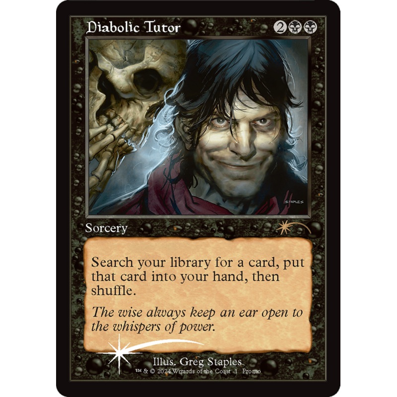 Diabolic Tutor [Wizards Play Network 2024]