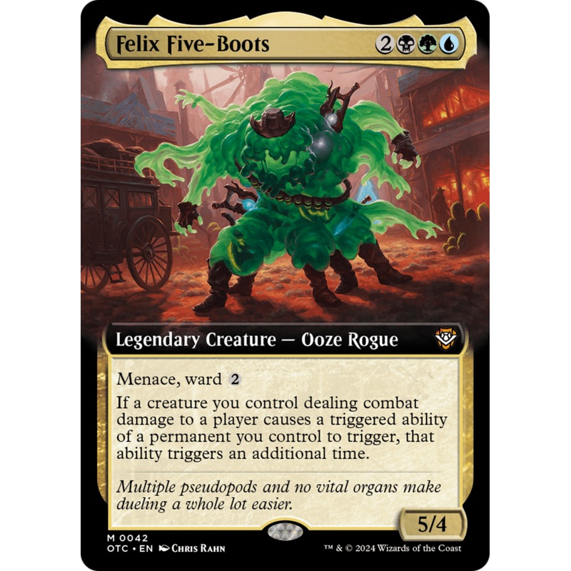 Felix Five-Boots (Extended Art) [Outlaws of Thunder Junction Commander]
