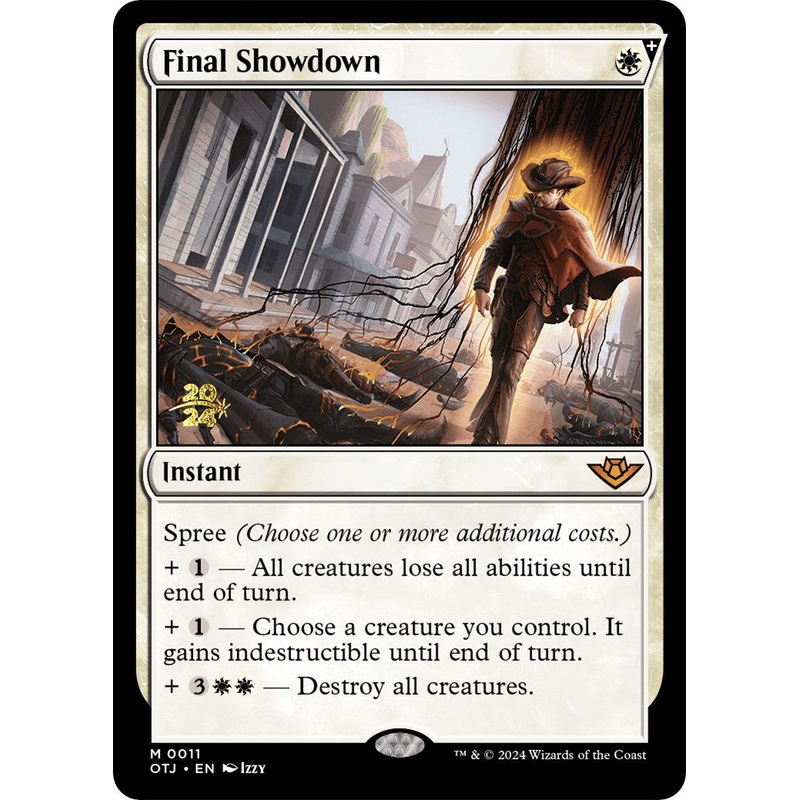 Final Showdown [Outlaws of Thunder Junction Prerelease Promos]