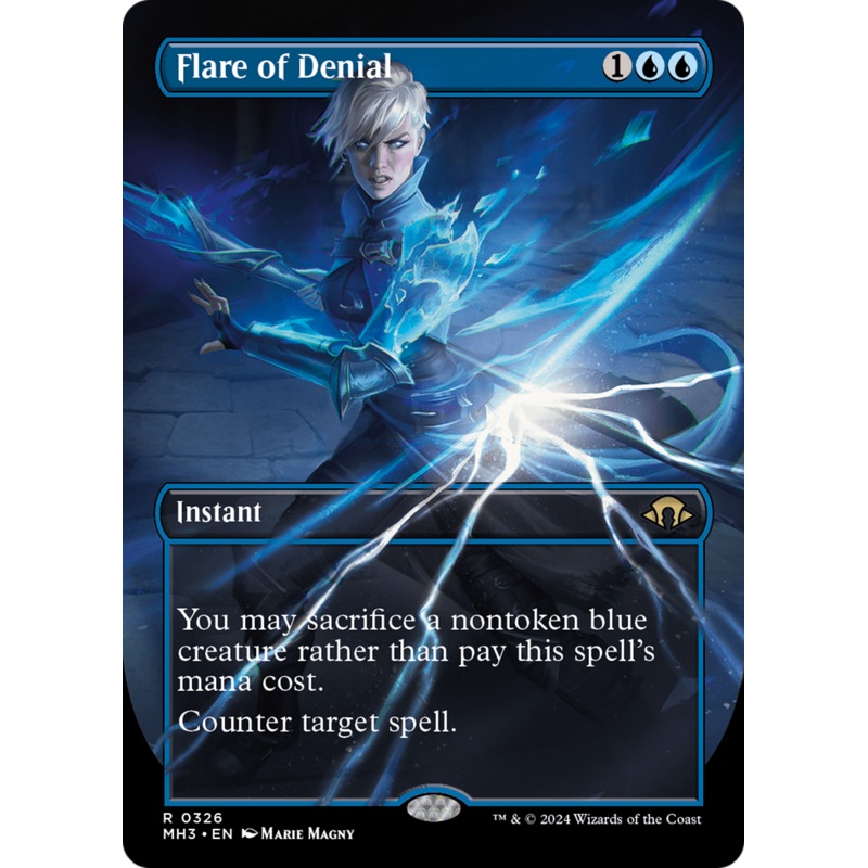Flare of Denial (Borderless) [Modern Horizons 3]
