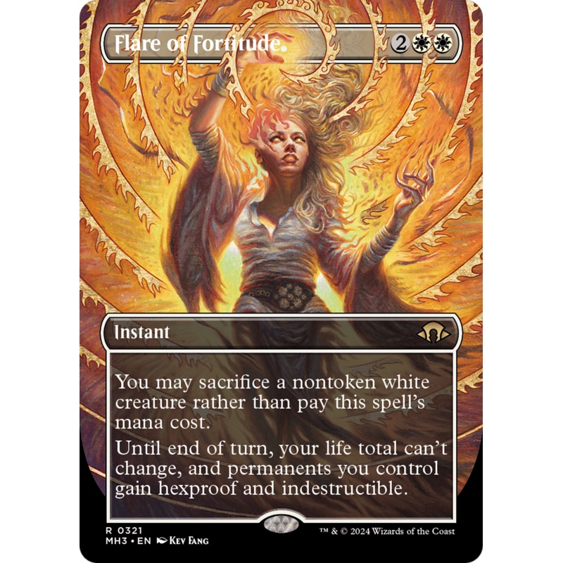 Flare of Fortitude (Borderless) [Modern Horizons 3]