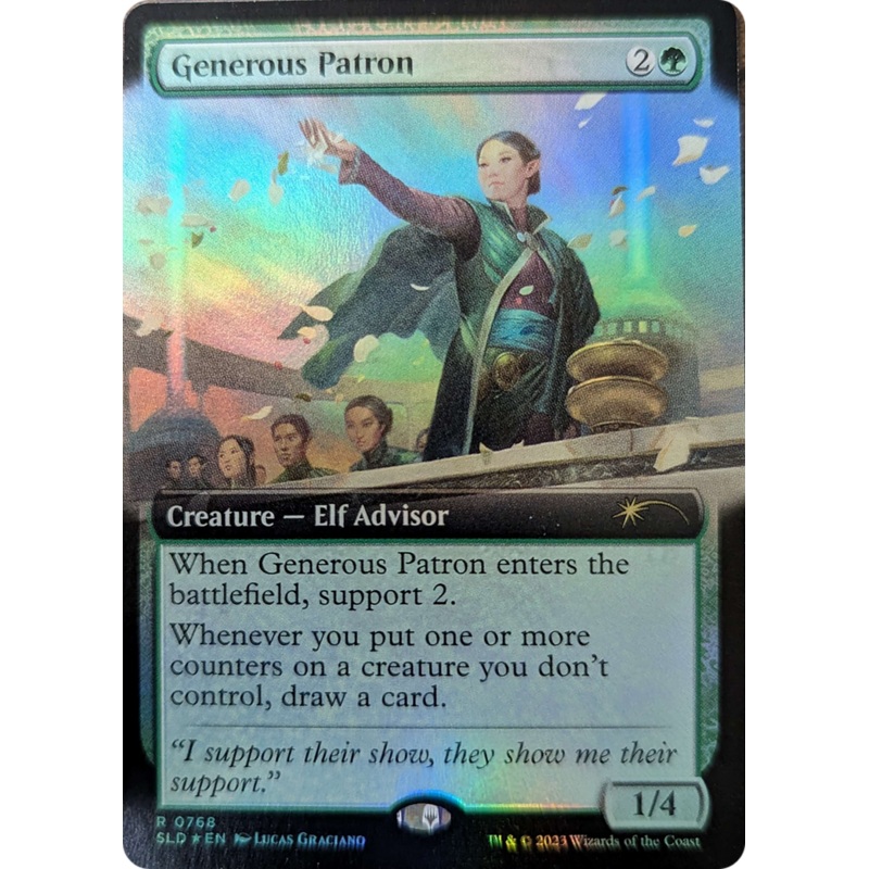 Generous Patron (Extended Art) [Secret Lair Drop Series]