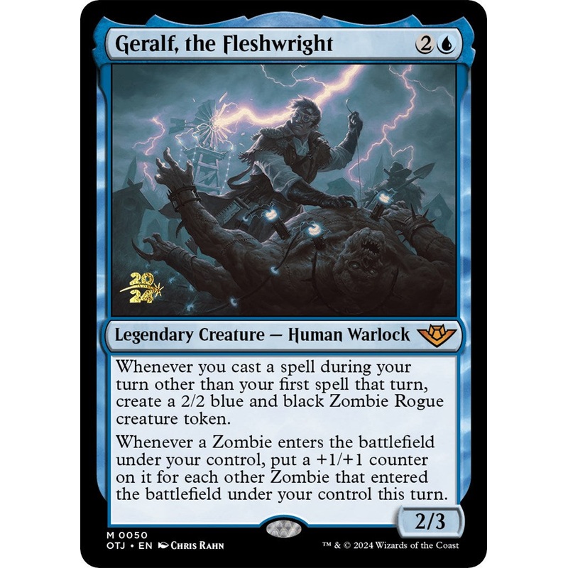 Geralf, the Fleshwright [Outlaws of Thunder Junction Prerelease Promos]