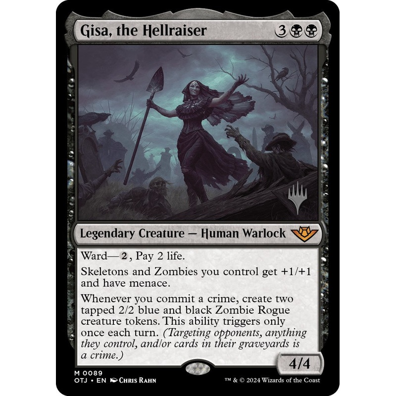 Gisa, the Hellraiser (Promo Pack) [Outlaws of Thunder Junction Promos]