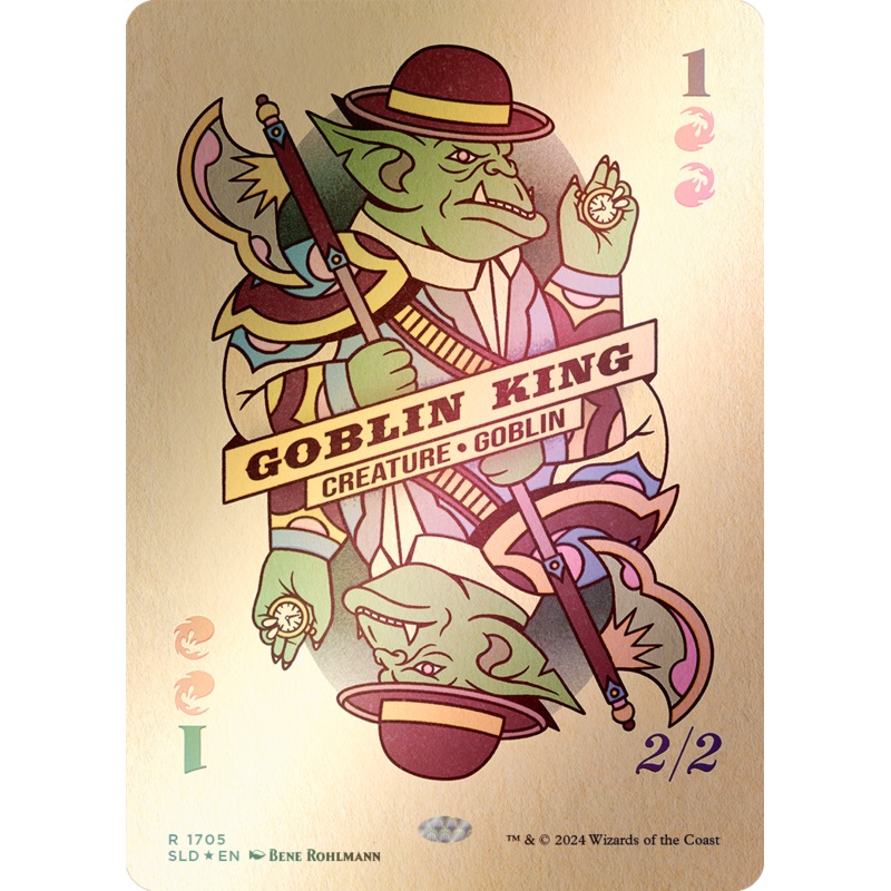 Goblin King (1705) (Rainbow Foil) [Secret Lair Drop Series]