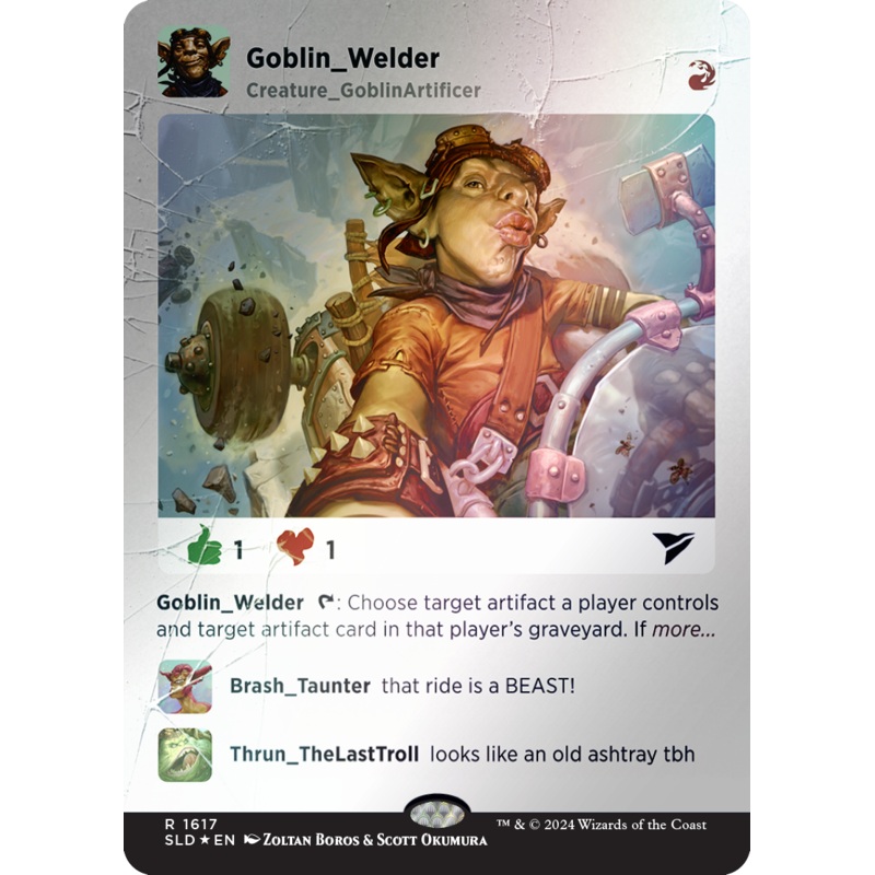Goblin Welder (Rainbow Foil) [Secret Lair Drop Series]