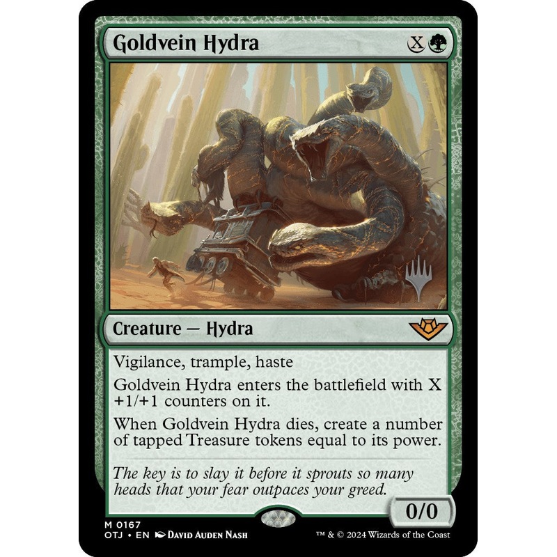 Goldvein Hydra (Promo Pack) [Outlaws of Thunder Junction Promos]