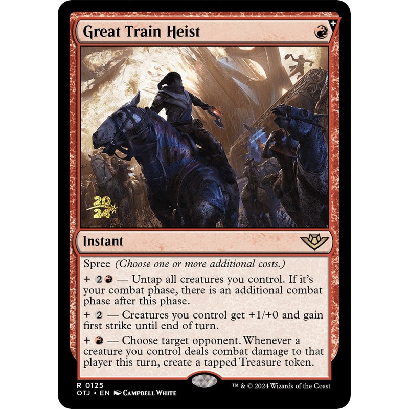 Great Train Heist [Outlaws of Thunder Junction Prerelease Promos]