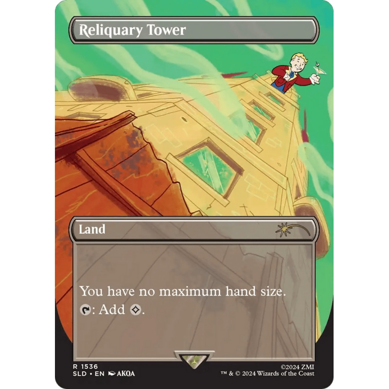 Reliquary Tower (1536) (Rainbow Foil) [Secret Lair Drop Series]