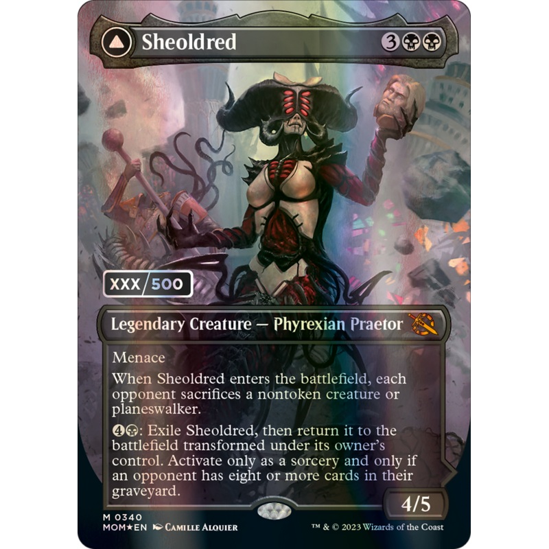 Sheoldred // The True Scriptures (Serialized) [March of the Machine]