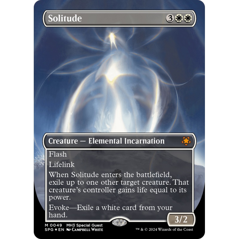 Solitude (Borderless) (Textured Foil) [Modern Horizons 3 Special Guests]