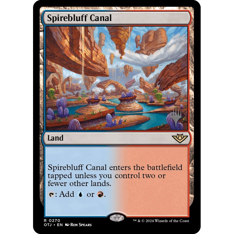 Spirebluff Canal (Promo Pack) [Outlaws of Thunder Junction Promos]