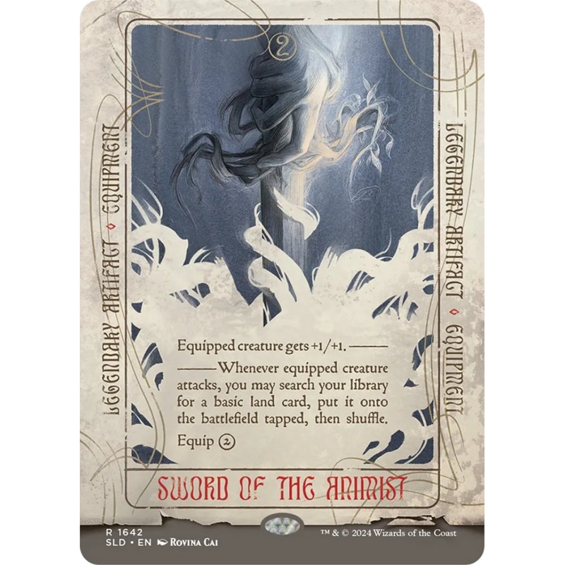 Sword of the Animist (Rainbow Foil) [Secret Lair Drop Series]