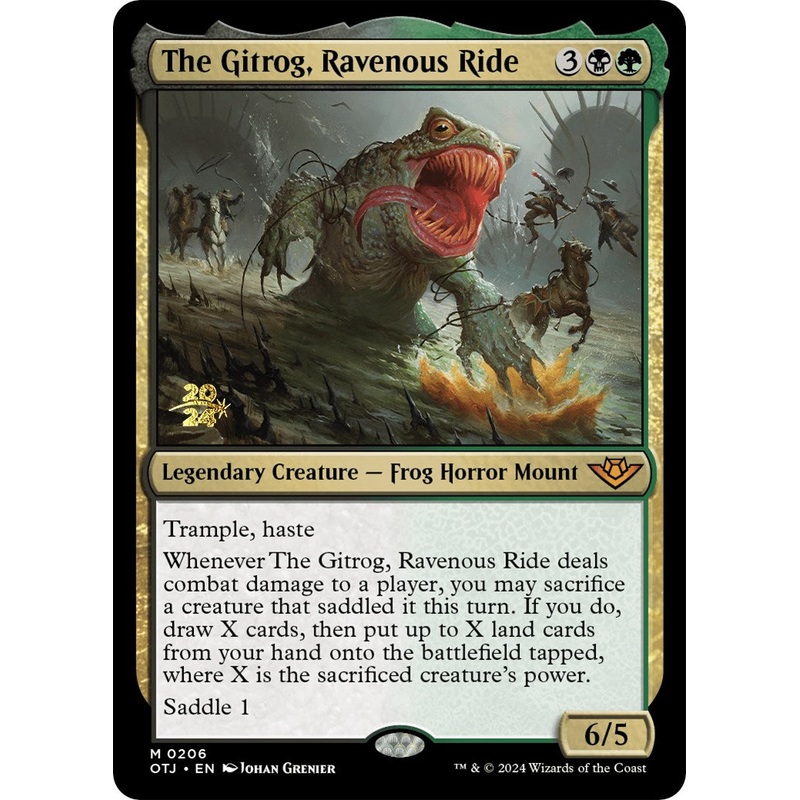 The Gitrog, Ravenous Ride [Outlaws of Thunder Junction Prerelease Promos]