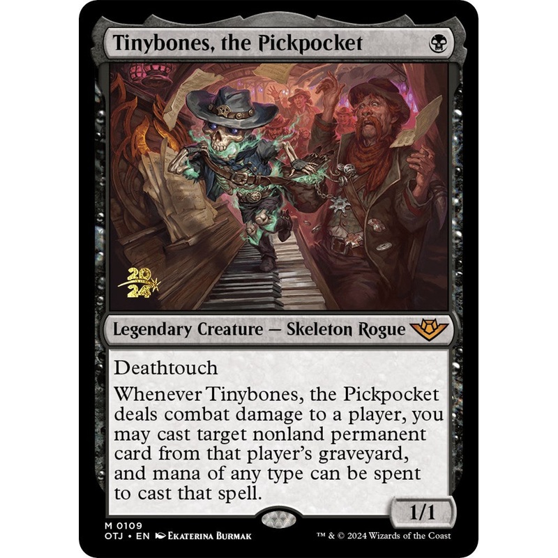 Tinybones, the Pickpocket [Outlaws of Thunder Junction Prerelease Promos]