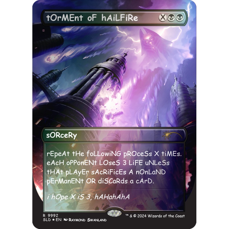 tOrMEnt oF hAiLFiRe (Rainbow Foil) [Secret Lair Drop Series]