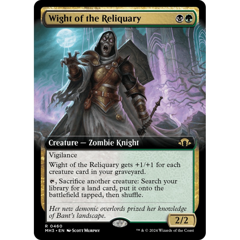 Wight of the Reliquary (Extended Art) [Modern Horizons 3]