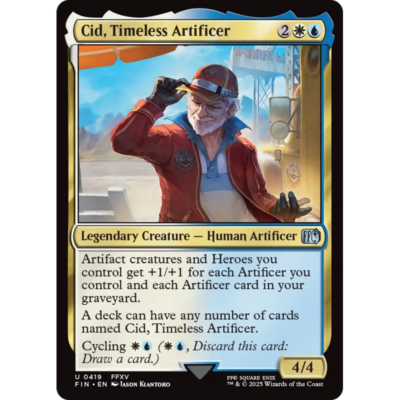 Cid, Timeless Artificer (0419) [FINAL FANTASY]