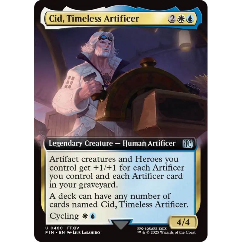 Cid, Timeless Artificer (Extended Art) [FINAL FANTASY]