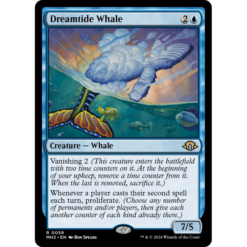 Dreamtide Whale [Modern Horizons 3]